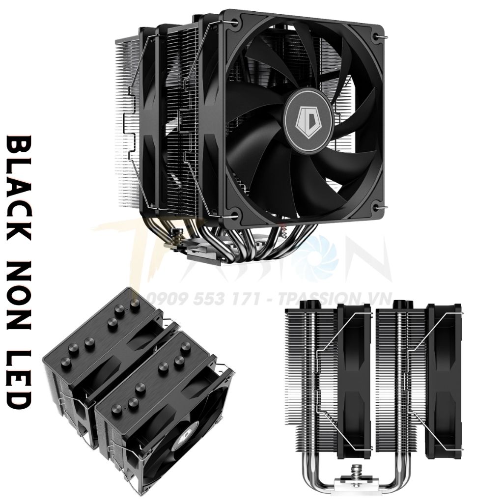 Tản nhiệt CPU ID-Cooling SE-55 BLACK / SNOW WHITE LED ARGB