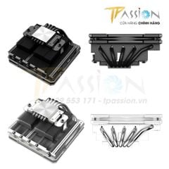 Tản nhiệt khí CPU ID-Cooling IS-55 BLACK | WHITE LED ARGB - Chính hãng, Slim fan, ITX, mITX, HTPC, hỗ trợ LGA1700