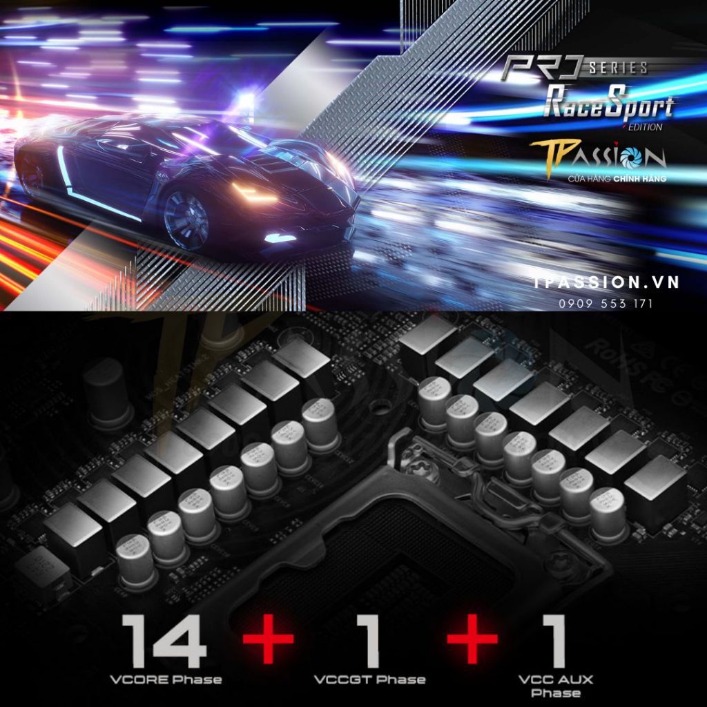 Bo mạch chủ ASROCK Z790 PRO RS D5 WIFI DDR5 PCIe 5.0 - Chính hãng (Mainboard  WIFI 6E / LGA1700 / ATX / 4XDDR5 )