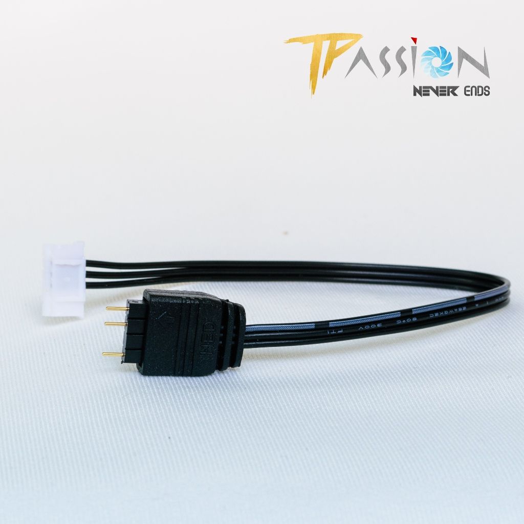 Dây chuyển cổng 4 Pin | 6 Pin Hub Coolmoon ra cổng LED 5v 3 Pin ARGB - Đồng bộ LED 5v vào hub Coolmoon, 4 pin khuyết