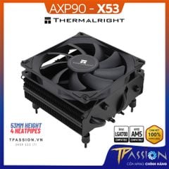 Tản nhiệt khí CPU Thermalright AXP90 - X53 BLACK / GREY - Chính hãng, topdown, PWM, ITX, mITX, HTPC