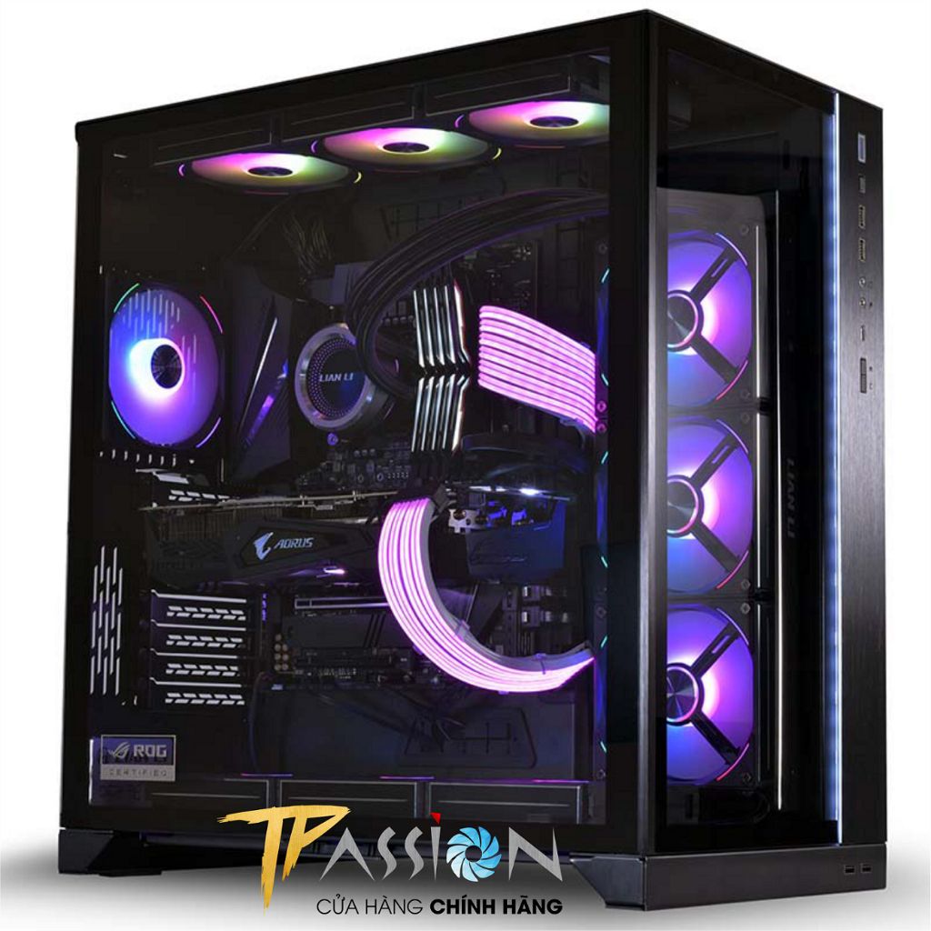 Quạt tản nhiệt LIAN LI UNI FAN AL120 | AL140 LED ARGB 5V - Fan ghép nối không dây, Tốc 1900RPM, PWM, fan case 12cm, 14c