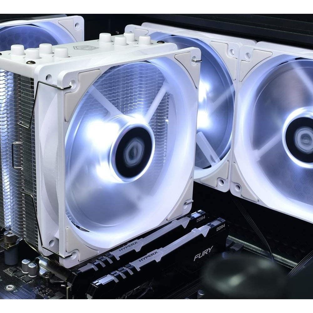 Quạt Fan Case 12cm ID-Cooling XF-12025-SW LED Trắng