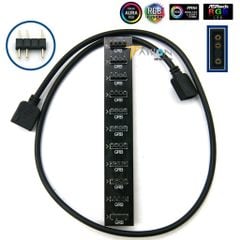Dây chia, Hub chia cổng LED ARGB 3 Pin 5V ra nhiều cổng, chuyển cổng VDG