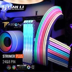 Dây nguồn nối dài LIAN LI Strimer Plus V2 thế hệ thứ 2 LED ARGB 24Pin, 2x8Pin, 3x8Pin VGA
