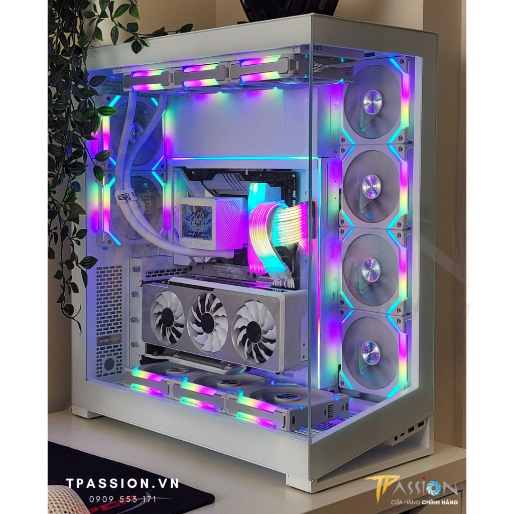 Quạt tản nhiệt LIAN LI UNI FAN SL120 V2 REVERSE BLADE - LED ARGB 5V - Chính hãng, Fan case 12cm hút, ghép nối không dây