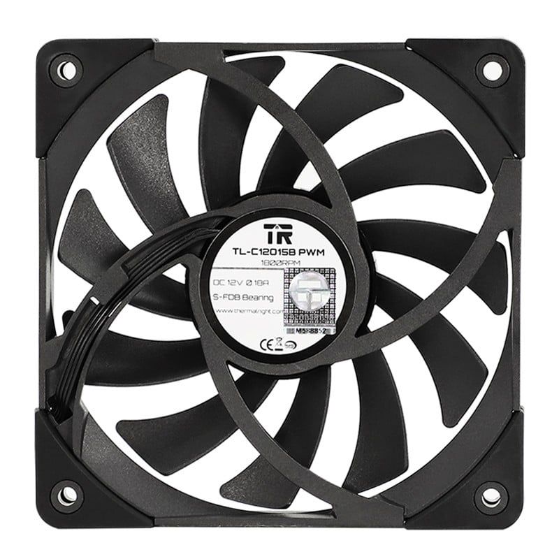 Quạt Fan Case 12cm ThermalRight TL-C12015B PWM Slim Fan