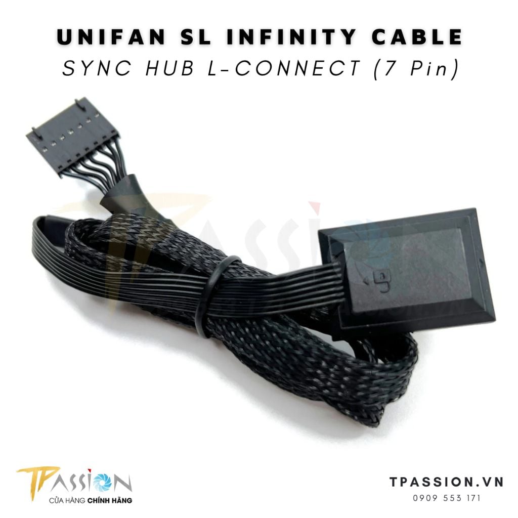 Dây cáp Quạt tản nhiệt LIAN LI UNI FAN SL V2 / SL INFINITY / P28 các loại Sync Hub /Sync Main LED ARGB 5V + PWM fan case