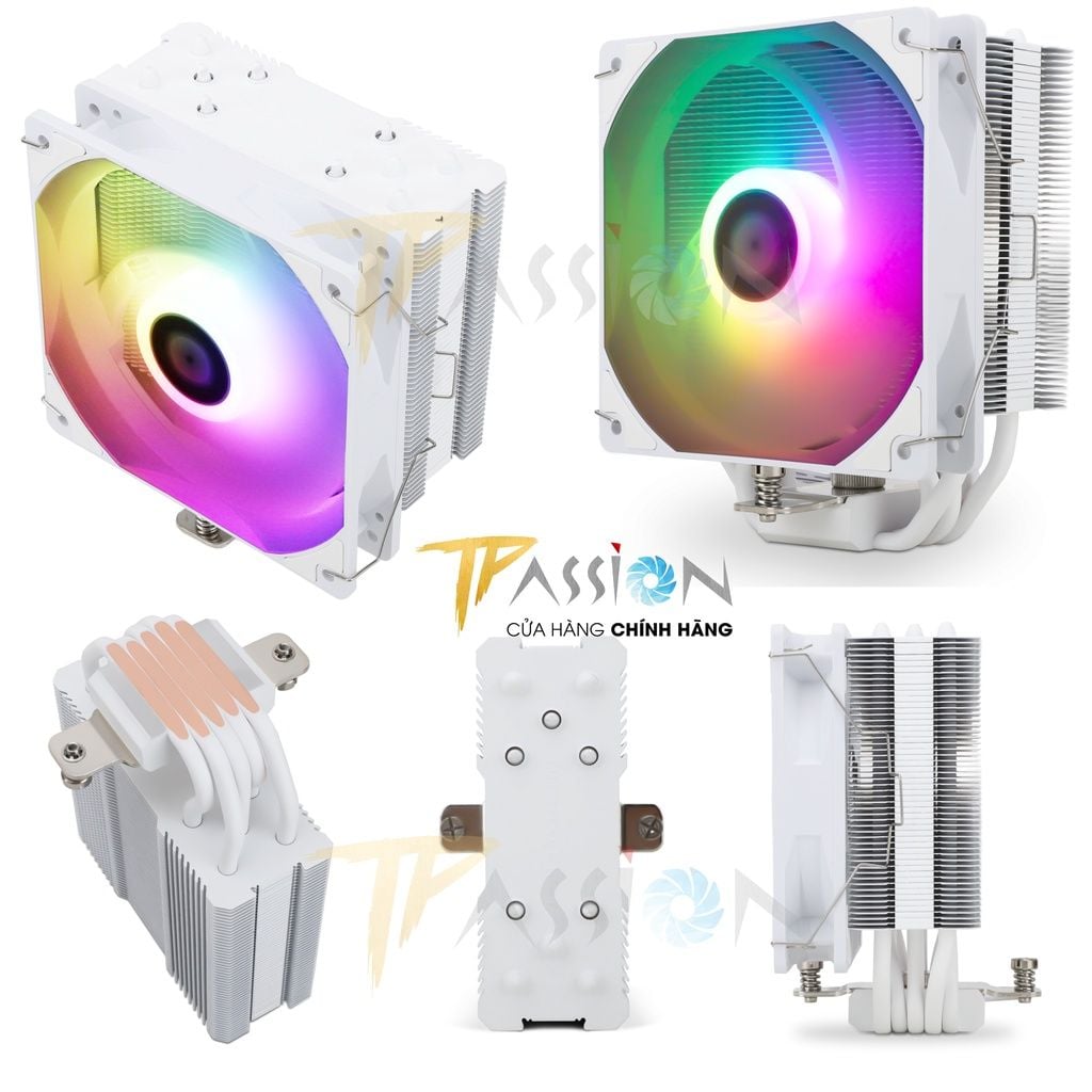 Tản nhiệt khí CPU Thermalright Assassin King 120 SE Đen | Trắng LED ARGB | AK120SE