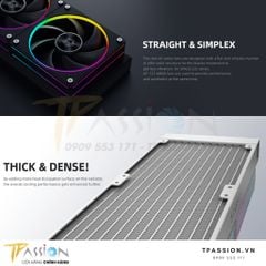 Tản nhiệt nước AIO CPU ID-COOLING SPACE LCD SL360 / SL240 ARGB BLACK / WHITE - Chính hãng BH 5 NĂM PWM, màn hình, LED 5v
