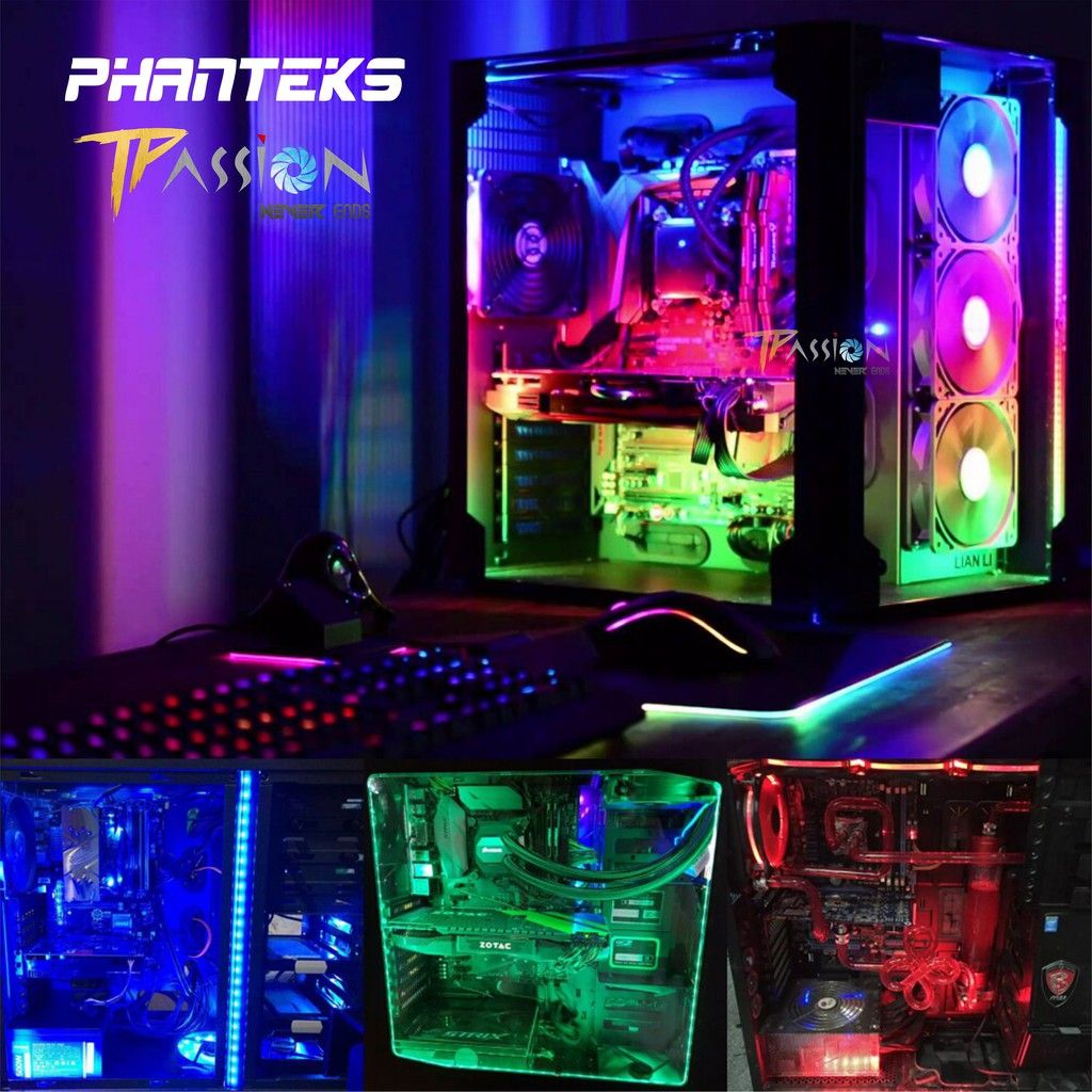 Bộ 2 dây LED Strip Phanteks Digital RGB LED Combo Kit