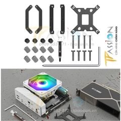Tản nhiệt khí CPU ID-Cooling IS-55 BLACK | WHITE LED ARGB - Chính hãng, Slim fan, ITX, mITX, HTPC, hỗ trợ LGA1700