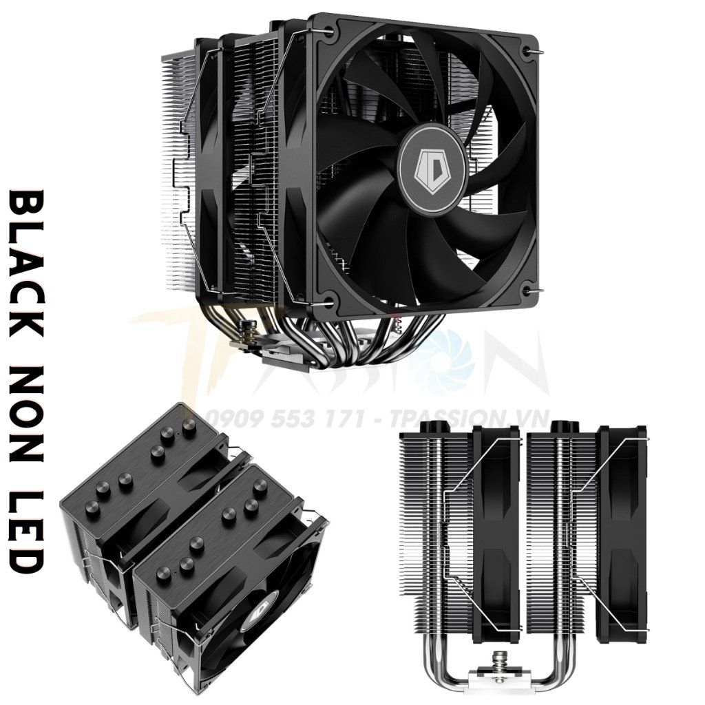 Tản nhiệt khí CPU ID-Cooling SE-206-XT  - Chính hãng, 6 ống đồng, sk 1700 SE 55