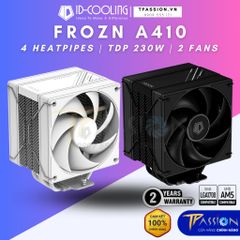 Tản nhiệt khí CPU ID-Cooling FROZN A410 DK BLACK / DW WHITE - Chính hãng BH 36 tháng, 2 quạt HEF, PWM, AM5, 1700, 1851