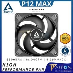Quạt tản nhiệt Arctic P12 MAX | BLACK & WHITE