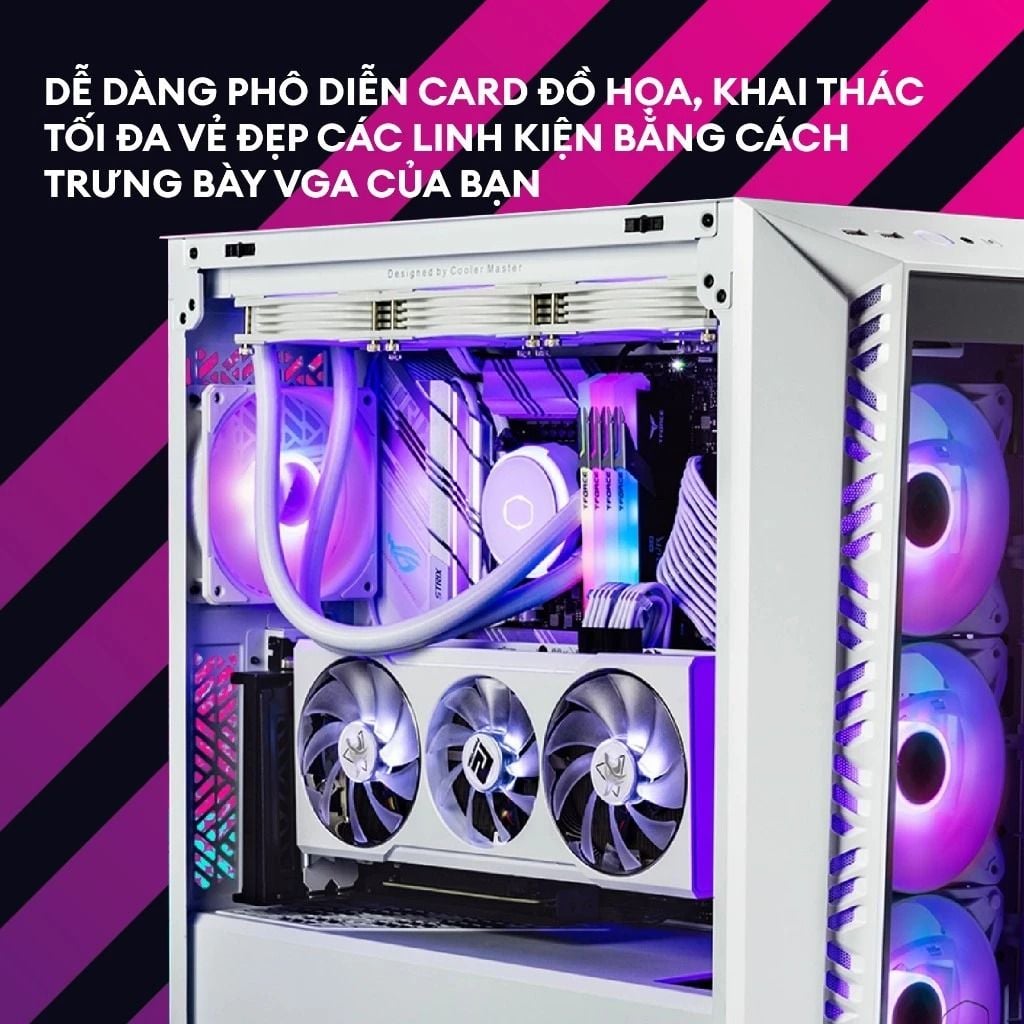 Bộ dựng đứng VGA Cooler Master Universal Vertical Graphics Card Holder Kit V3 (PCIe 4.0) Black | White