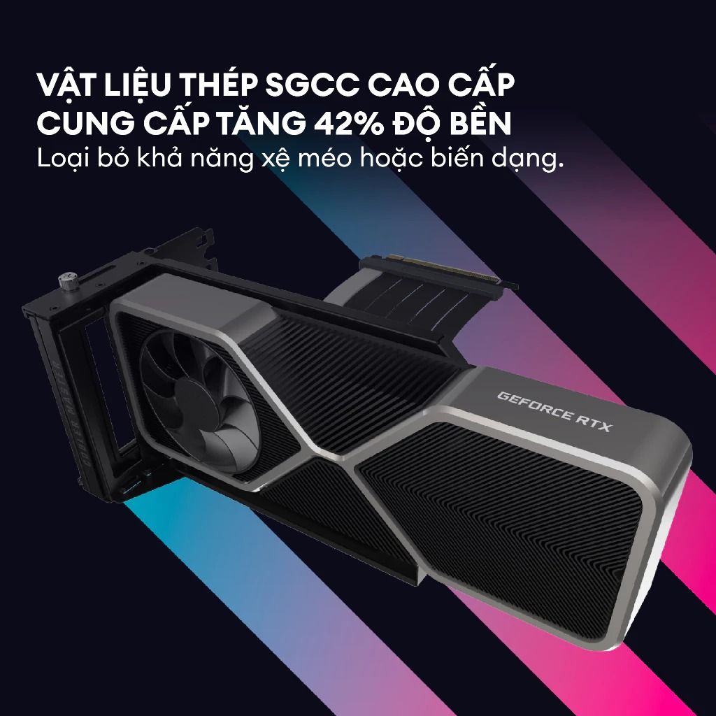 Bộ dựng đứng VGA Cooler Master Universal Vertical Graphics Card Holder Kit V3 (PCIe 4.0) Black | White