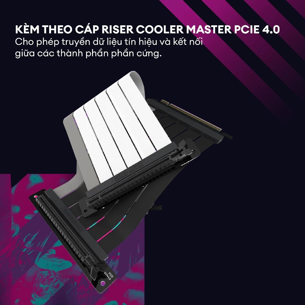 Bộ dựng đứng VGA Cooler Master Universal Vertical Graphics Card Holder Kit V3 (PCIe 4.0) Black | White