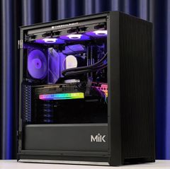 Vỏ Case MIK STORM 360 - BLACK (ATX/Mid Tower/Màu Đen/Không kèm Fan)