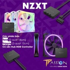 Quạt Tản Nhiệt Fan case NZXT F120 DUO RGB | TRIPPLE FAN
