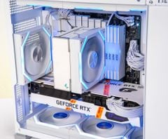 Quạt Fan case Jungled Leopard GALAXY 120 ARGB - WHITE (12cm/PWM/Sync LED 5V/Cánh thuận/Cánh ngược)