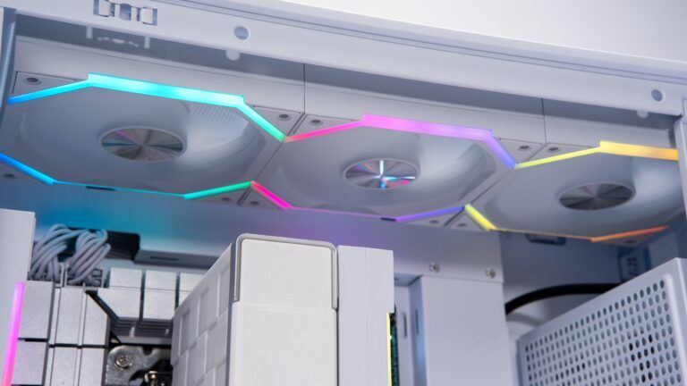 Quạt Fan case Jungled Leopard GALAXY 120 ARGB - WHITE (12cm/PWM/Sync LED 5V/Cánh thuận/Cánh ngược)