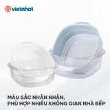  Bộ chậu rổ Nhật vuông trung Hokori 2338 