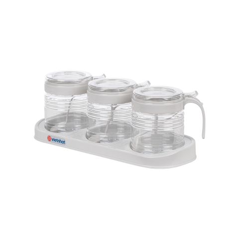  Lọ gia vị tròn bộ 3-2932 