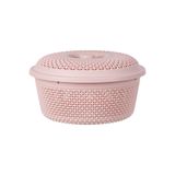  Rổ nắp tròn chấm bi Hokori 3268 