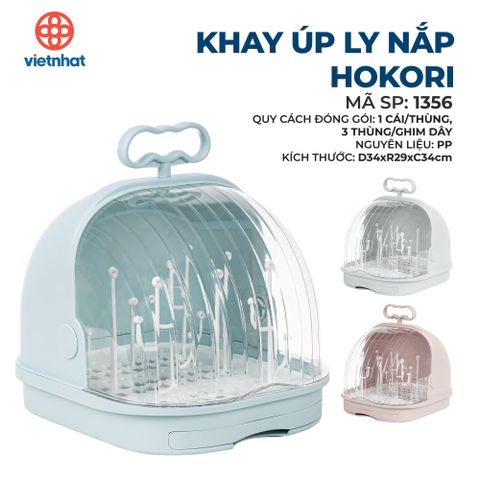  Khay úp ly nắp Hokori 1356 