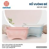  Rổ vuông bé 3301 