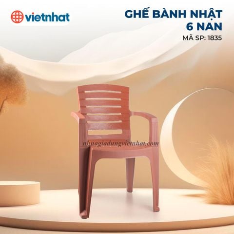  Ghế bành Nhật 6 nan 1835 