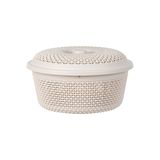  Rổ nắp tròn chấm bi Hokori 3268 