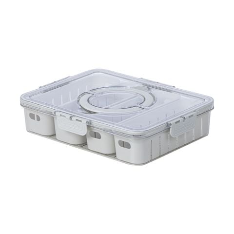  Hộp thực phẩm chữ nhật quai xách 4 ngăn Hokori 6510-1 