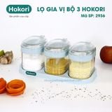  Lọ gia vị bộ 3 Hokori 2936 