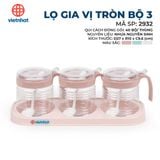  Lọ gia vị tròn bộ 3-2932 