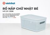  Rổ nắp chữ nhật bé 3336 