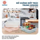  Rổ vuông đốt trúc trung Hokori 3537 