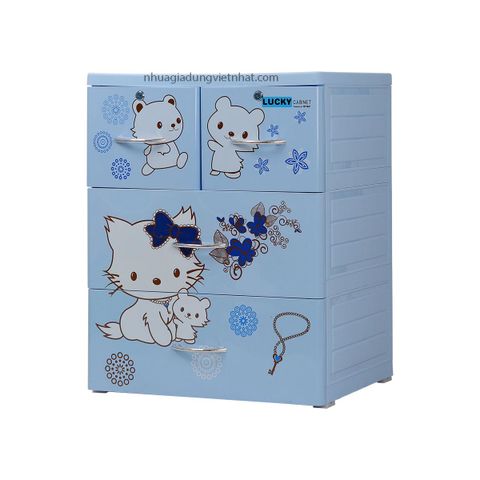  Tủ Lucky 3T 3863 - Mèo Kitty 