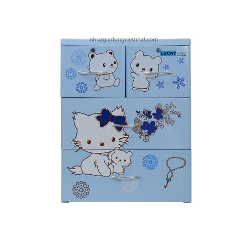  Tủ Lucky 3T 3863 - Mèo Kitty 