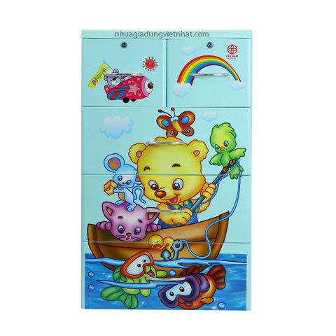  Tủ Lucky 4T 3864 - Gấu câu cá 