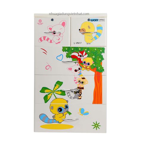  Tủ Lucky 4T 3864 - Sóc 