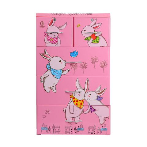  Tủ Lucky 4T 3864 - Thỏ 
