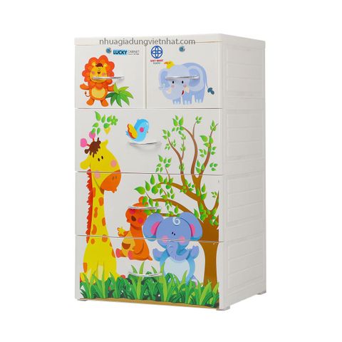  Tủ Lucky 4T 3864 - Vườn thú 