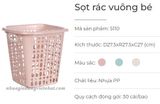  Sọt rác vuông bé 5110 