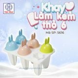  Khay làm kem thỏ 6-5616 
