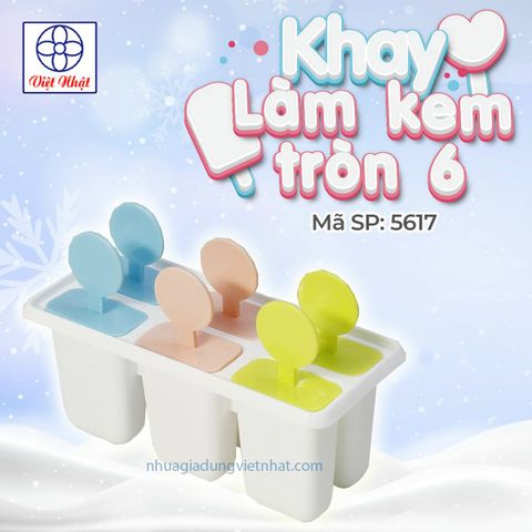  Khay làm kem tròn 6-5617 