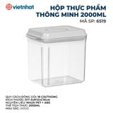  Hộp thực phẩm thông minh 2000ml Hokori 6519 