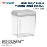  Hộp thực phẩm thông minh 2300ml Hokori 6520 