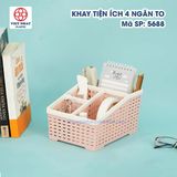  Khay tiện ích 4 ngăn to 5688 